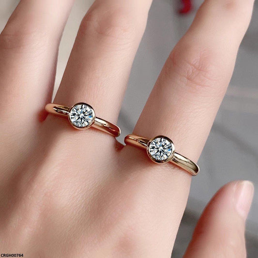 Imp Round Stone Ring - CRGH