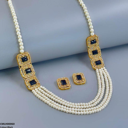 CMLH00060 FRN Rectangle Pearl Mala Set - CMLH